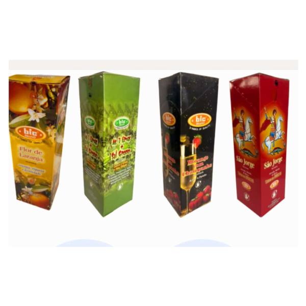 Kit Incensos Aromáticos BIC | Energização e Proteção | Envio para Todo Brasil